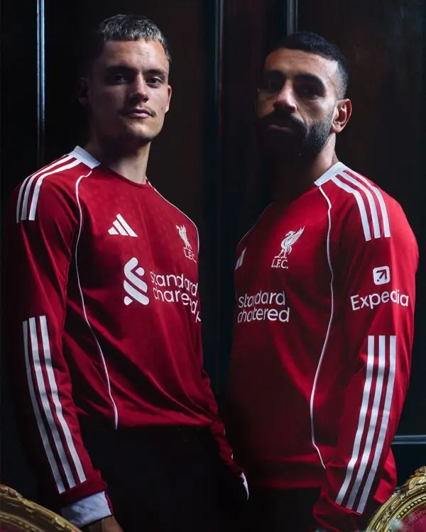 liverpool home kit player 25/26