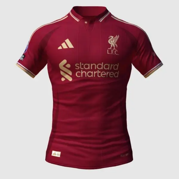 liverpool home kit player 25/26